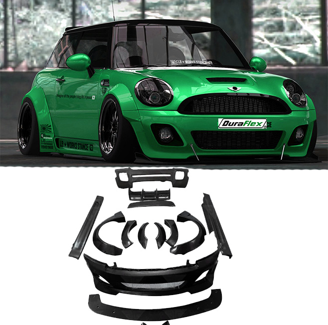 (07-15) Mini Cooper R55 R56 Unpainted Car LB Wide Style body kit - CS ...